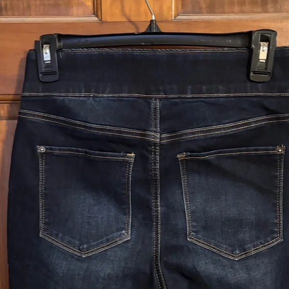 Lincoln Heather Dark Indigo Skinny Jeans - Women - Picture 6 of 9